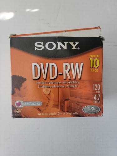 Sony dvd rewritable blank - rewritable,