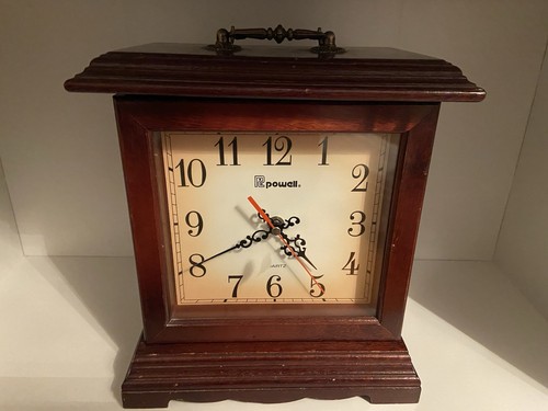 Vtg powell mantle - vtg, clock