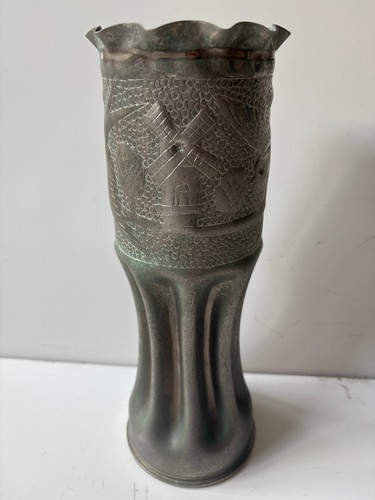British trench art shell - british,