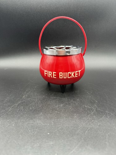 Vintage red footed with handle - vintage,
