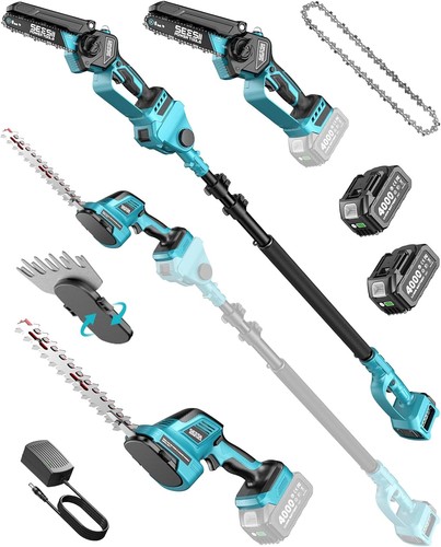 Cordless pole saw - saw, &