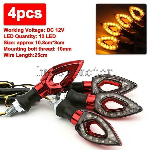 Plastic mini led - 4x, amber