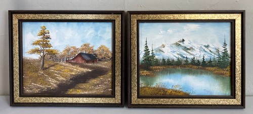 Framed oil painting - of, 2