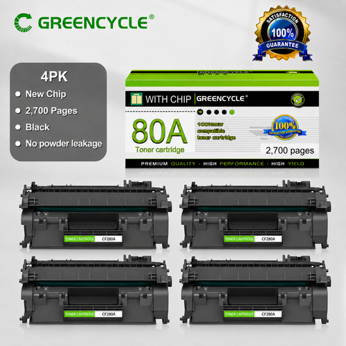 4pk cf280a 80a laser toner - cf280a,