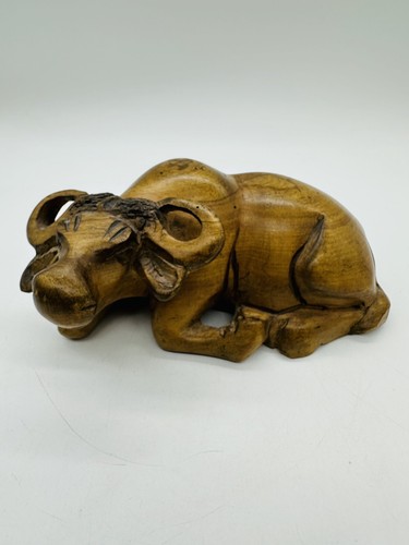 Boxwood hand carved - carved, ox