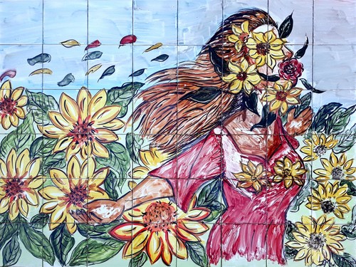 Collector mosaic dancing - mosaic,,