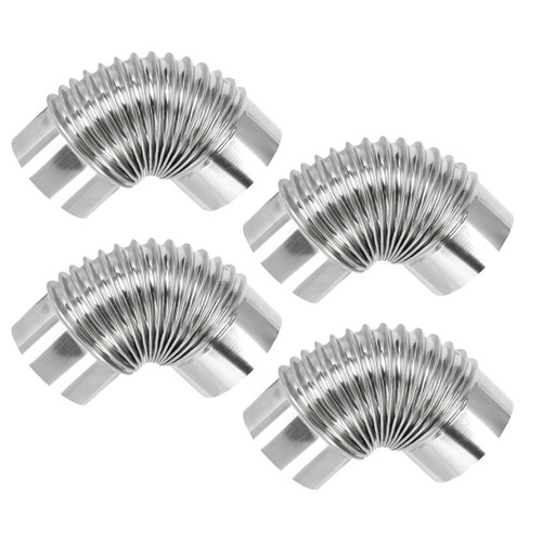 4pcs reusable stainless steel - 4pcs,