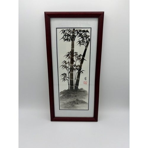 Vintage chinese bamboo ink - vintage,