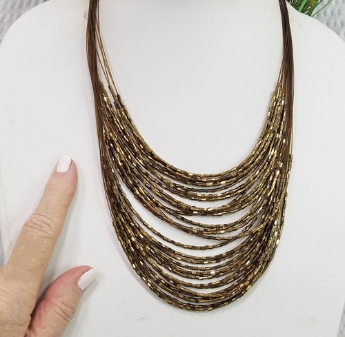 Vintage gold bronze - bronze, bead