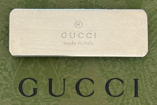 Gucci logo money clip - ,