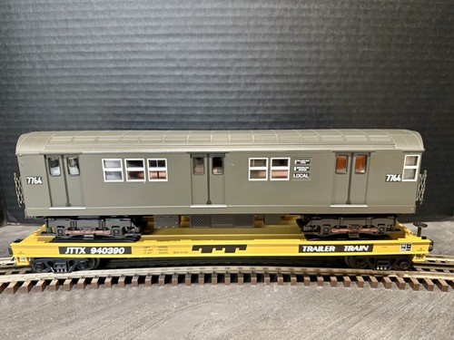 Mth mta flat car - car, r-26