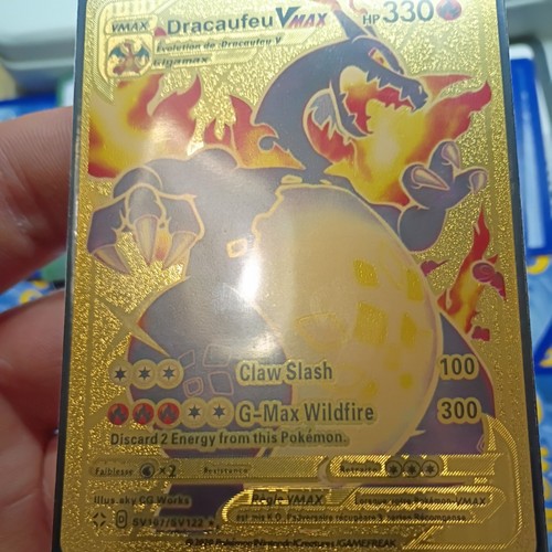 Rare gold dracaufeu french - gold,