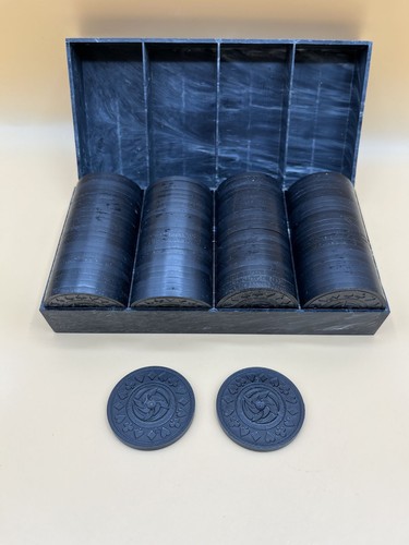 Vintage poker chip set - poker,