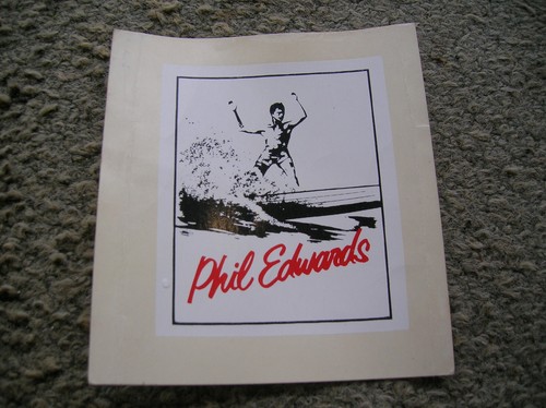 Vintage phil edwards surfboard
