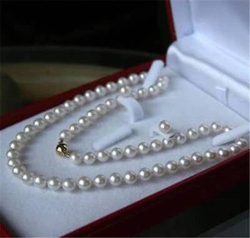 8mm natural white akoya - white,