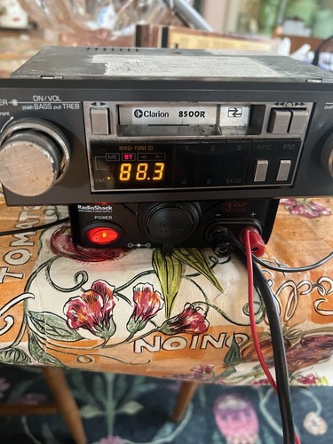 Vintage clarion car stereo - car,