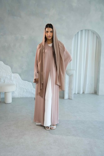 Oasis beige abaya - beige,