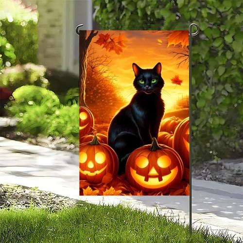 Fall garden flag 12x18 inch - flag,