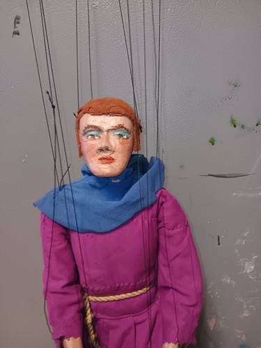 Antique cole marionette folk - cole,