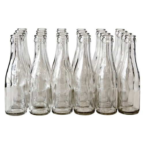 187ml clear champagne bottles - clear,