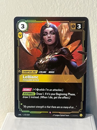 Leblanc fragmented 172 219 - -, 172/219