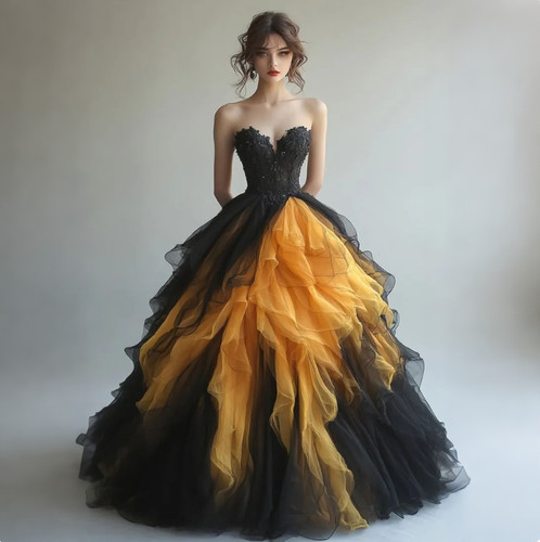 Black mustard sweetheart - black&mustard,