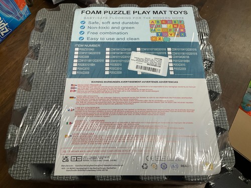 New foam puzzle - new, mat