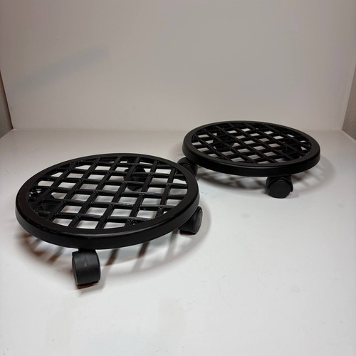 Lot metal plant caddies - of, 2