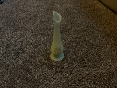 Vintage fenton satin custard - fenton,