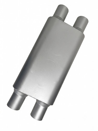 Exhaust muffler dual in - 2.5", /