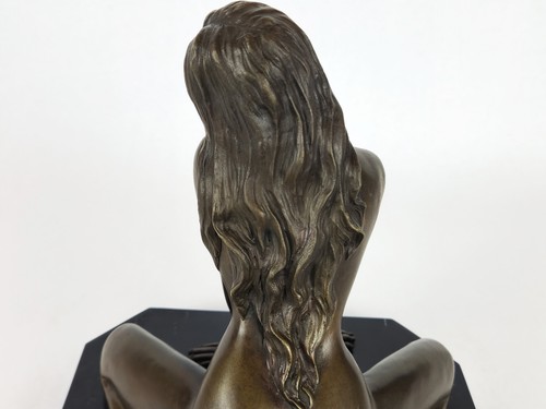 Elegant large bronze nude - bronze,