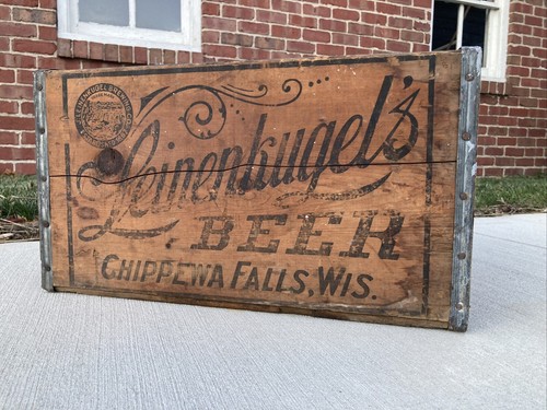 Vintage wooden beer - vintage, crate