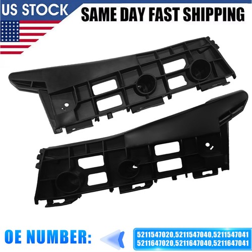 2pcs front bumper brackets - front,