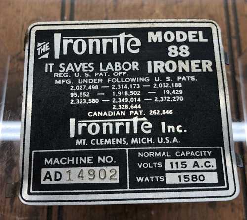 Vintage ironrite model - vintage,
