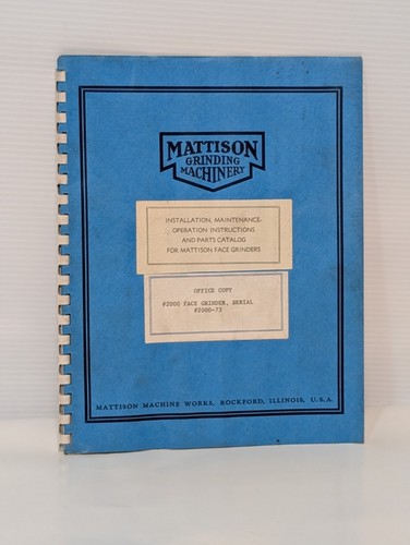Mattison grinding machinery - mattison,