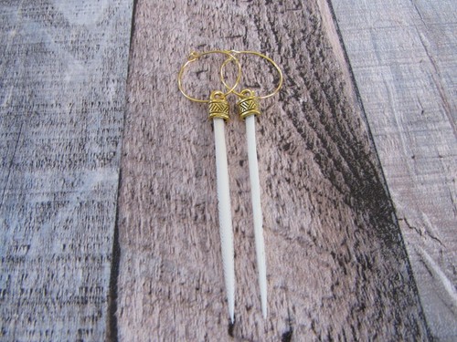 Stingray barb earrings dangle - stingray,