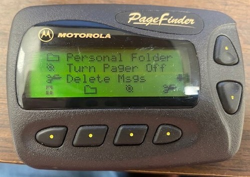 Rare motorola flex page - motorola, finder