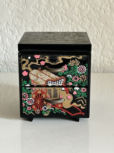 Vintage black lacquer style - black,