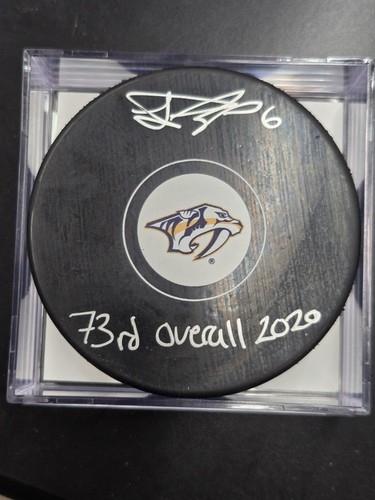 Luke prokop signed predators - luke,