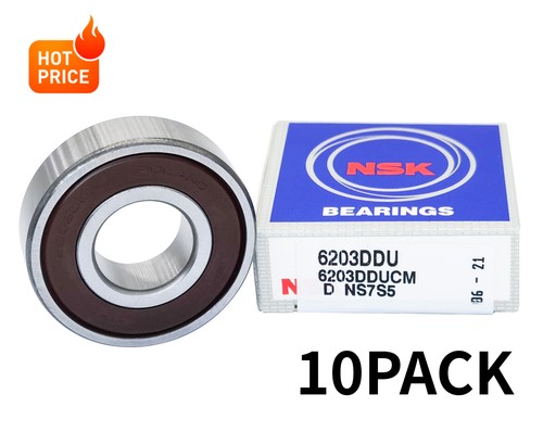 10pack nsk 6203ddu 6203 2rs - 10pack,