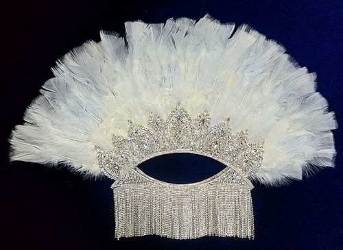 Bridal hand feather - bridal, fan