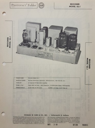 Sams photofact service manual - photofact,