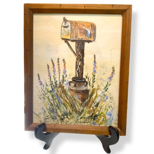 Watercolor painting rural - watercolor,