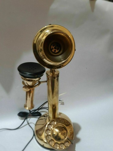Brass candlestick vintage - brass,