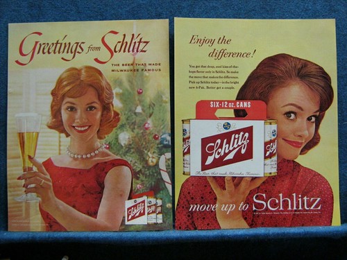 Lovely ladies enjoy schlitz - enjoy,