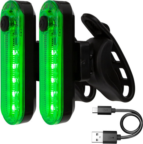 Pcs green led bicycle - pcs,
