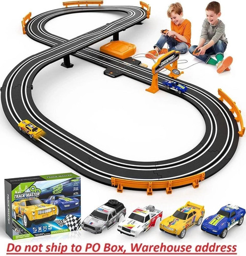 Slot car race - race, set