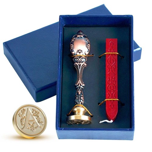 Wax seal stamp kit - wax, kit,
