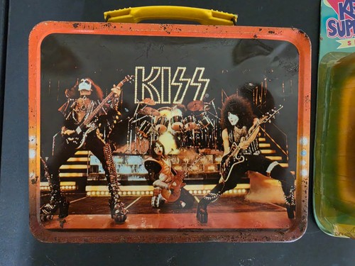 Vintage 1977 kiss lunchbox no - vintage,