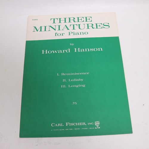Howard hanson three - howard, miniatures